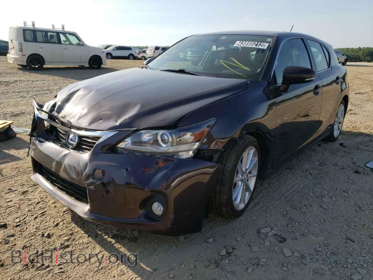 2012 LEXUS CT 200 - VIN: JTHKD5BH7C2096276 - Фото 2