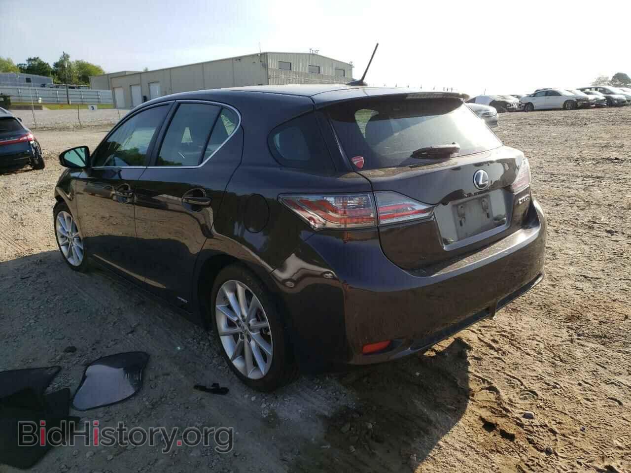 2012 LEXUS CT 200 - VIN: JTHKD5BH7C2096276 - Фото 3