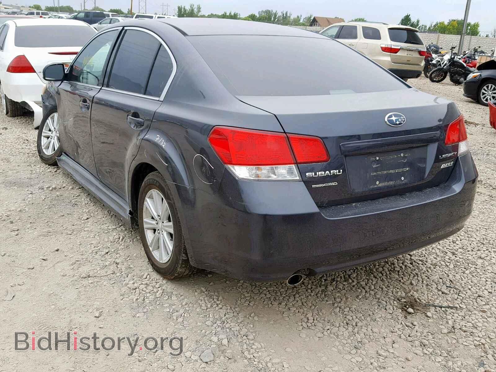 2012 SUBARU LEGACY - VIN: 4S3BMBC66C3021740 - Фото 3