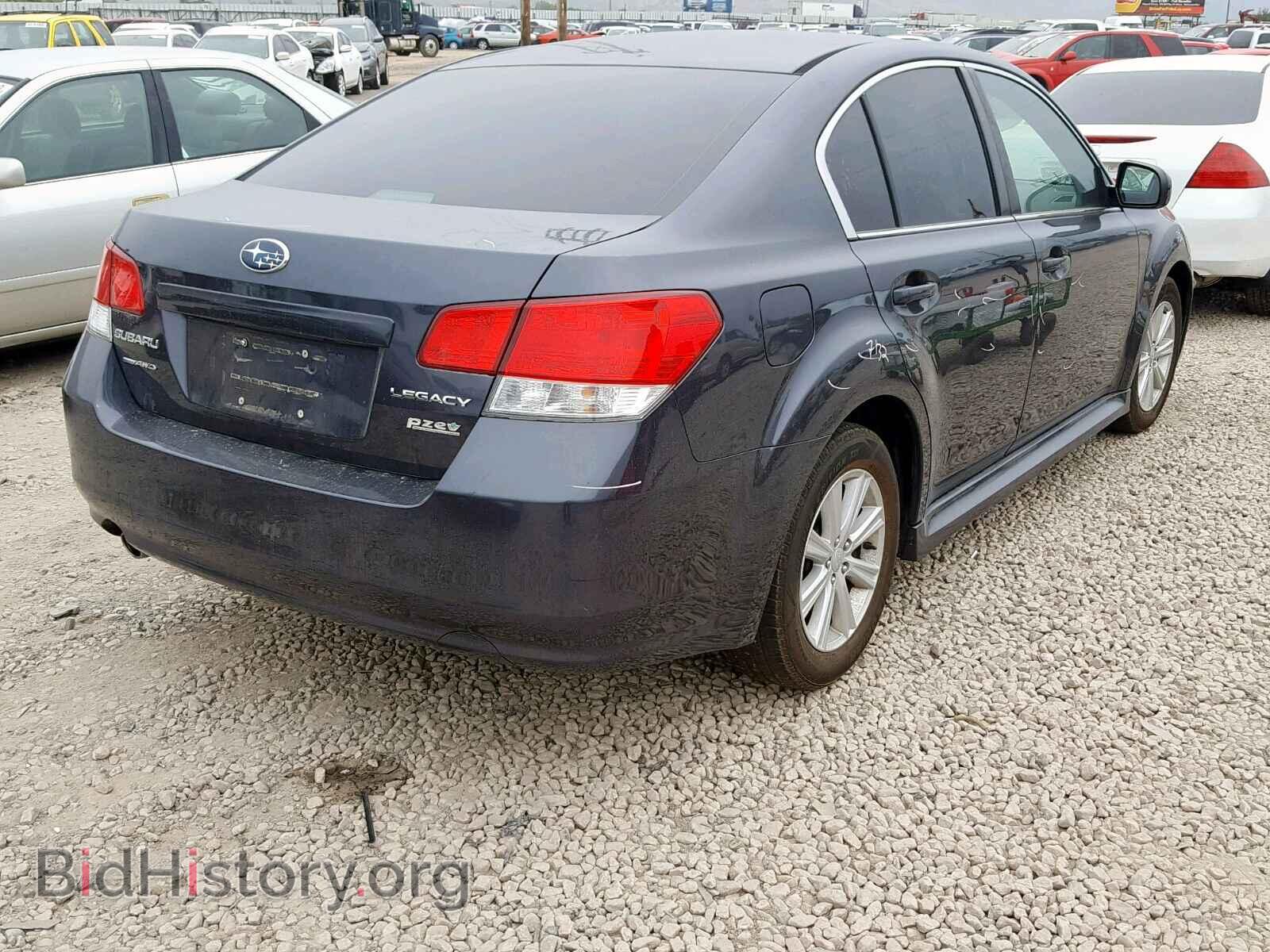 2012 SUBARU LEGACY - VIN: 4S3BMBC66C3021740 - Фото 4