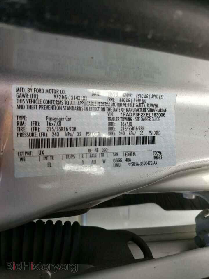 2014 FORD FOCUS - VIN: 1FADP3F2XEL183006 - Photo 10