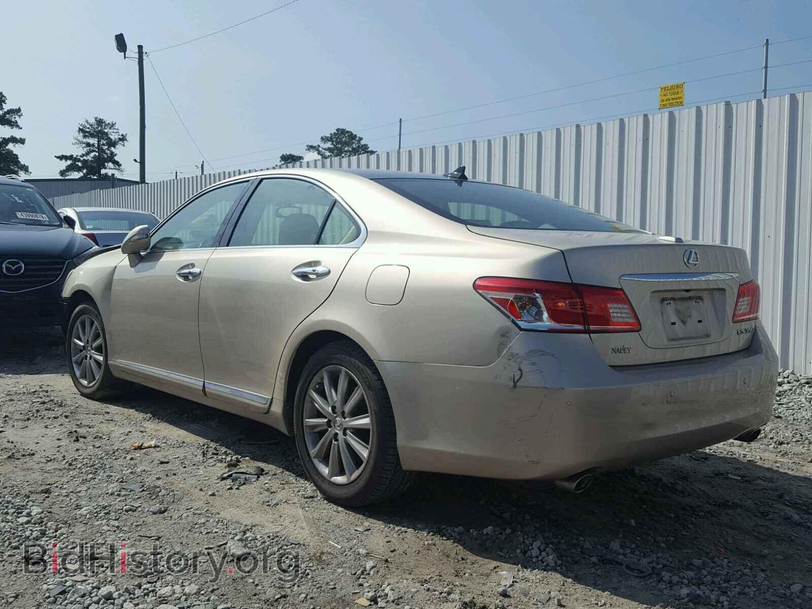2012 LEXUS ES350 - VIN: JTHBK1EG6C2474427 - Фото 3