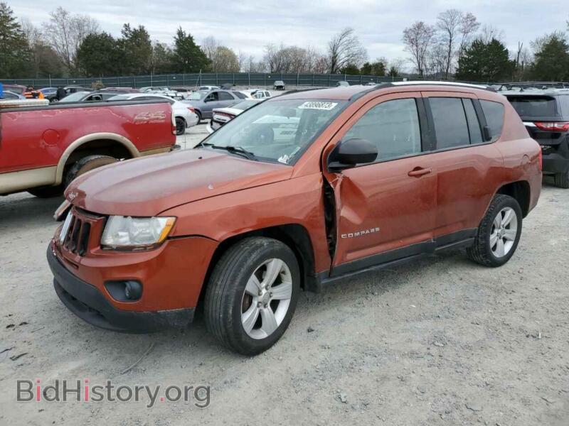 2012 Jeep COMPASS Compass LA (VIN 1C4NJDEB0CD577743) — photo 1 of 13, Copart, damage: front end