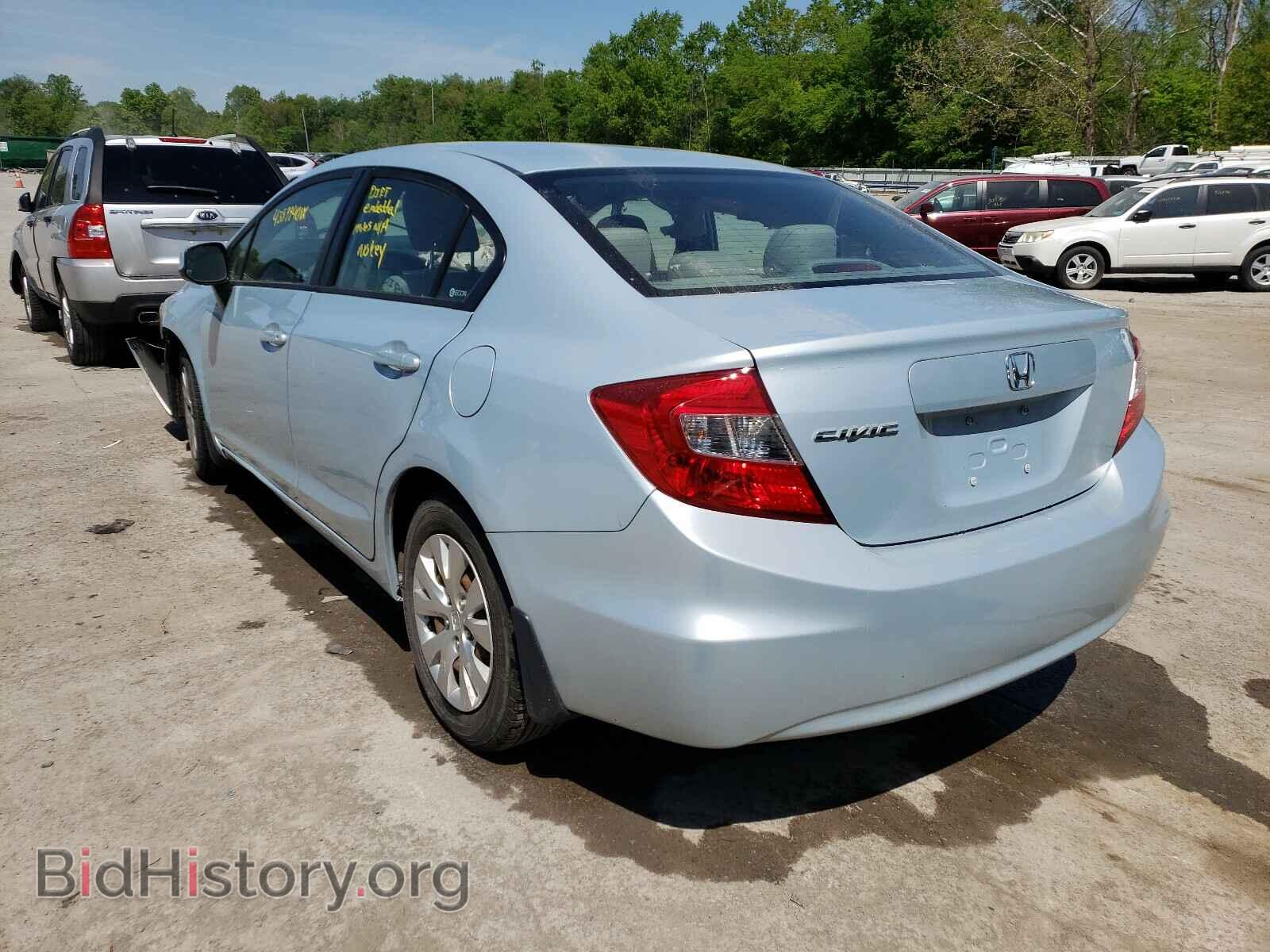 2012 HONDA CIVIC - VIN: 19XFB2F55CE380273 - Фото 3
