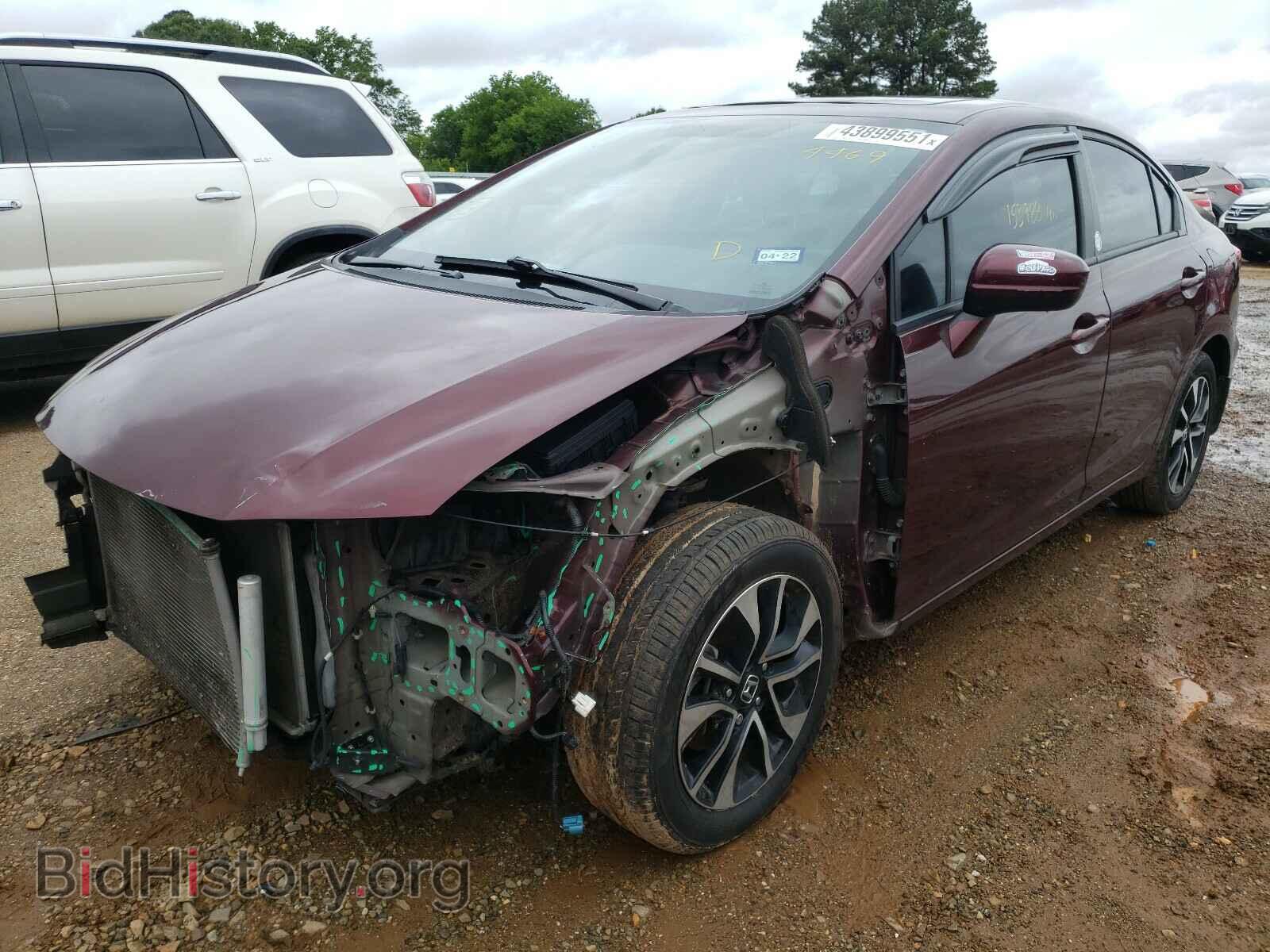 2015 HONDA CIVIC - VIN: 19XFB2F85FE054469 - Фото 2