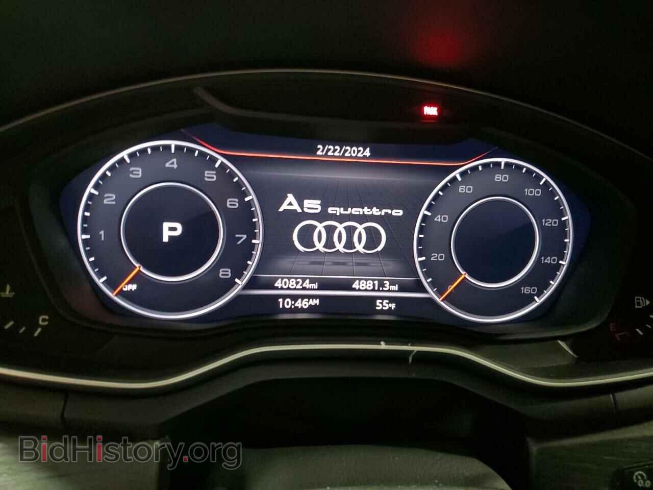 2019 AUDI A5 - VIN: WAUENCF50KA020125 - Фото 9