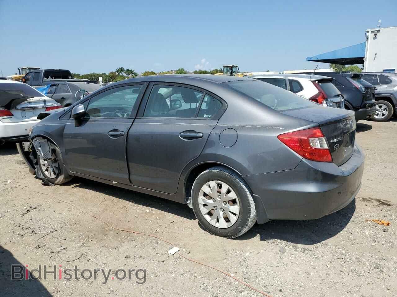 2012 HONDA CIVIC - VIN: 2HGFB2F59CH332975 - Фото 2