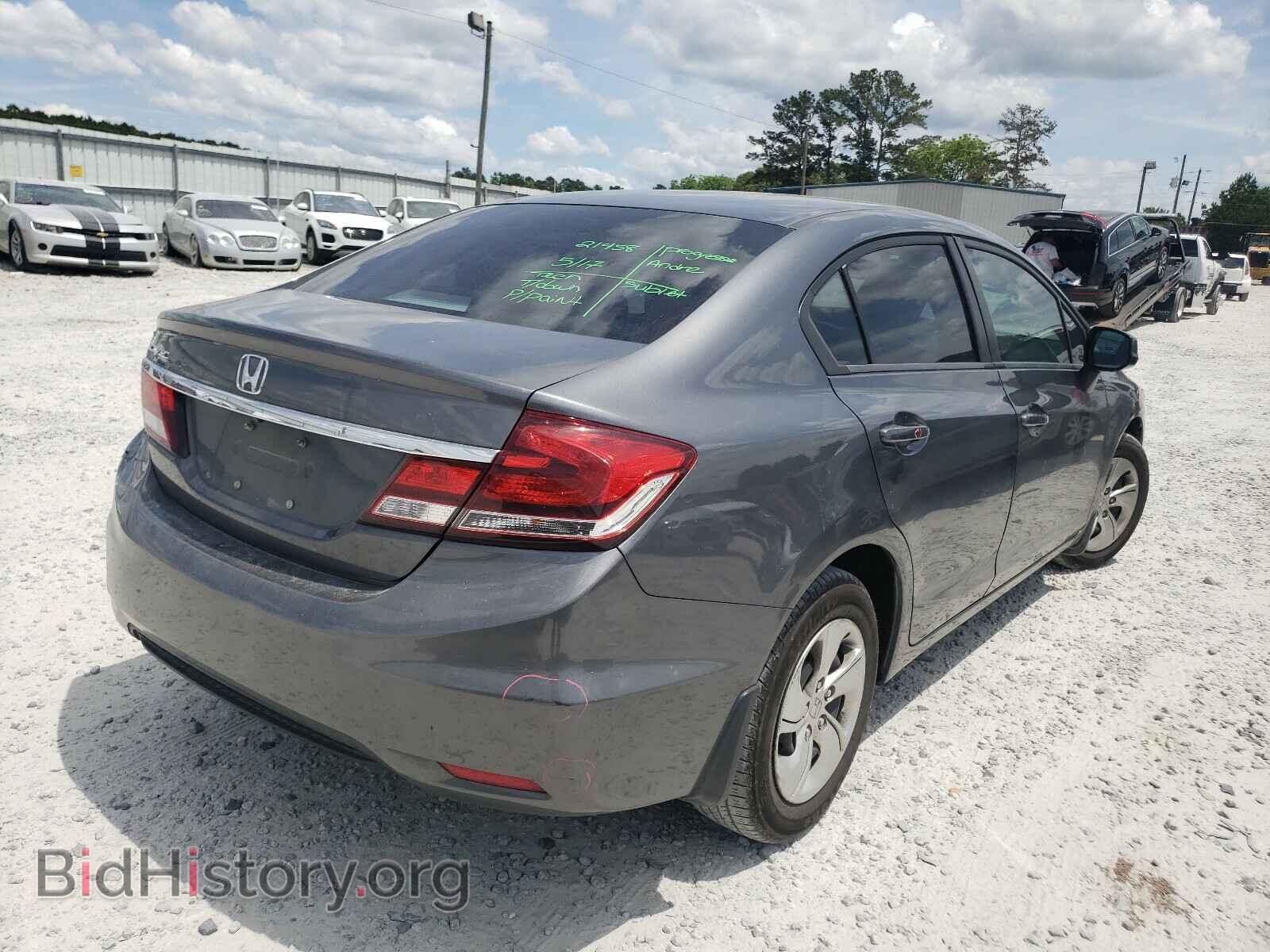 2013 HONDA CIVIC - VIN: 19XFB2F55DE058833 - Фото 4