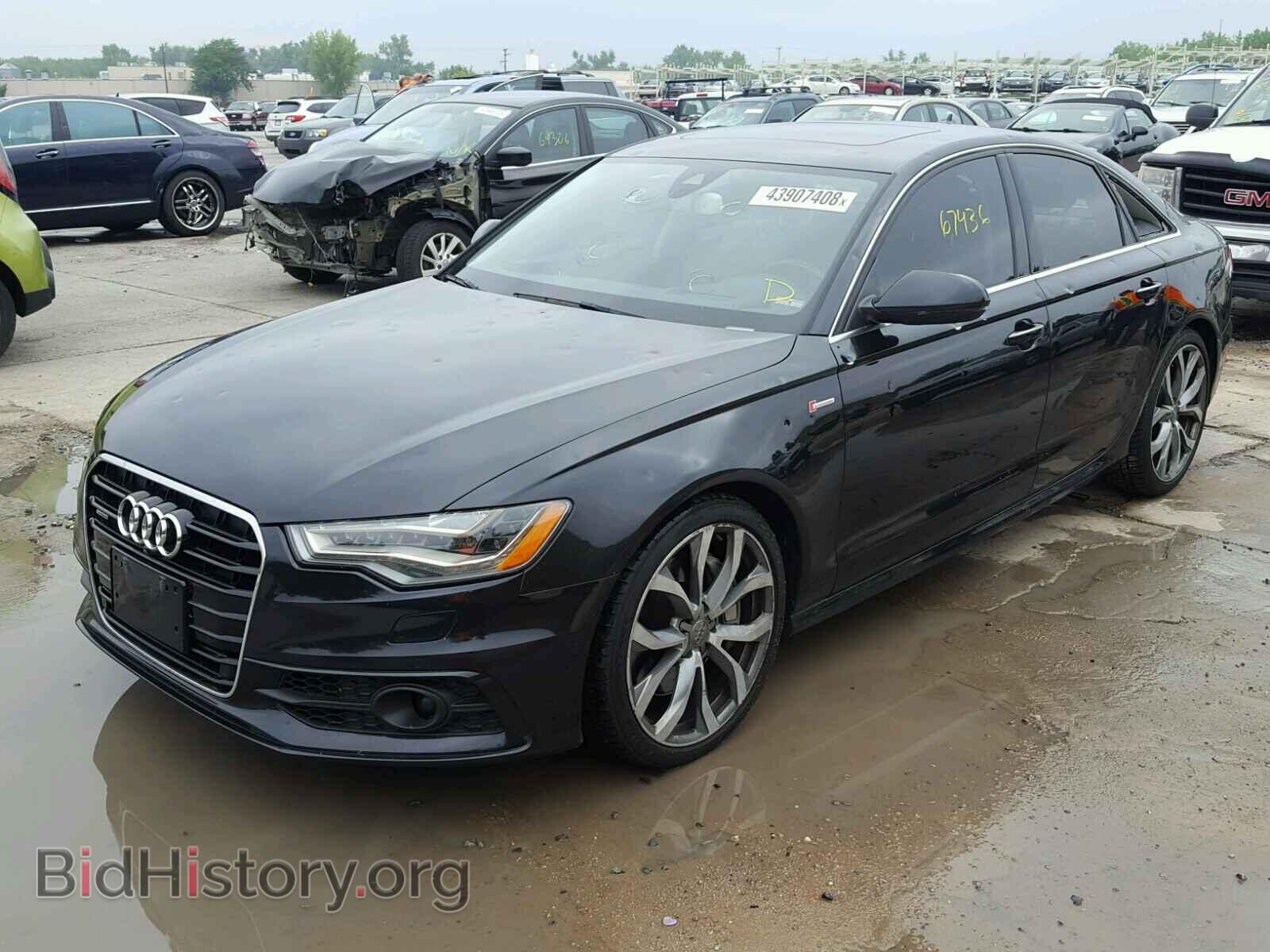2013 AUDI A6 - VIN: WAUJGAFC0DN119051 - Фото 2