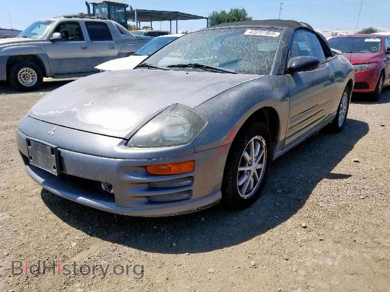 2002 MITSUBISHI ECLIPSE - VIN: 4A3AE45G02E086366 - Photo 2