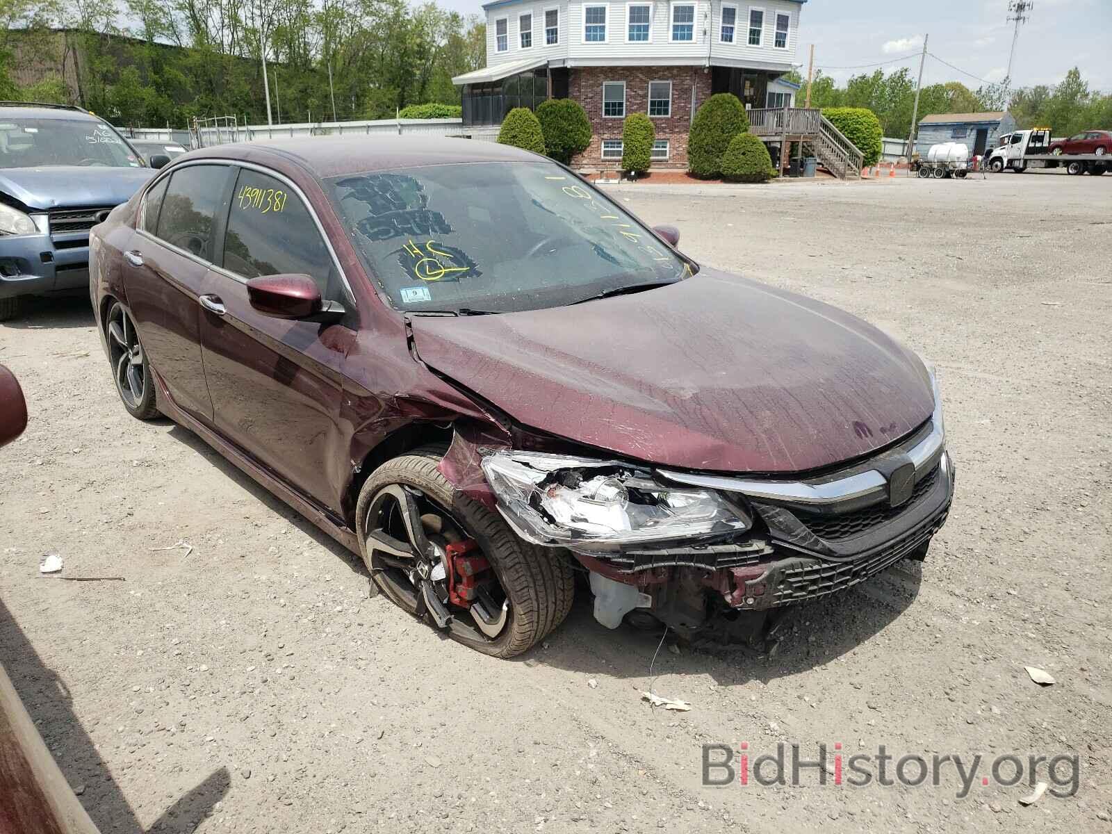 Photo 1HGCR2F55GA139712 - HONDA ACCORD 2016