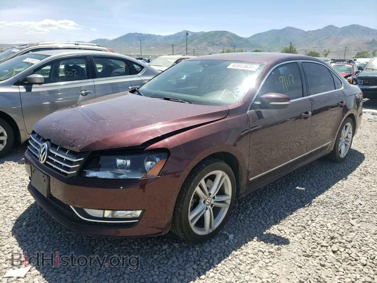 2014 VOLKSWAGEN PASSAT - VIN: 1VWCN7A32EC006868 - Фото 2