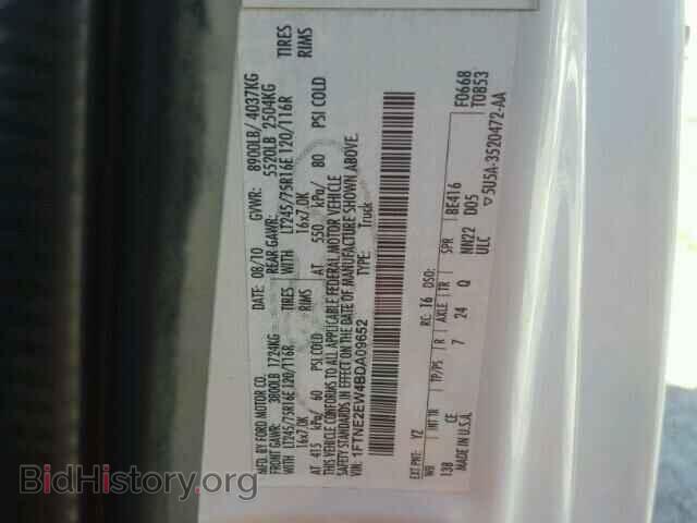 2011 FORD ECONOLINE - VIN: 1FTNE2EW4BDA09652 - Фото 10