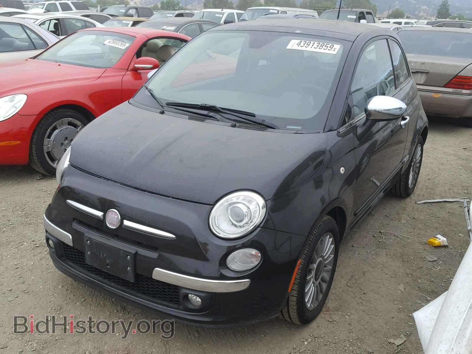 2012 FIAT 500 - VIN: 3C3CFFCR2CT385002 - Фото 2