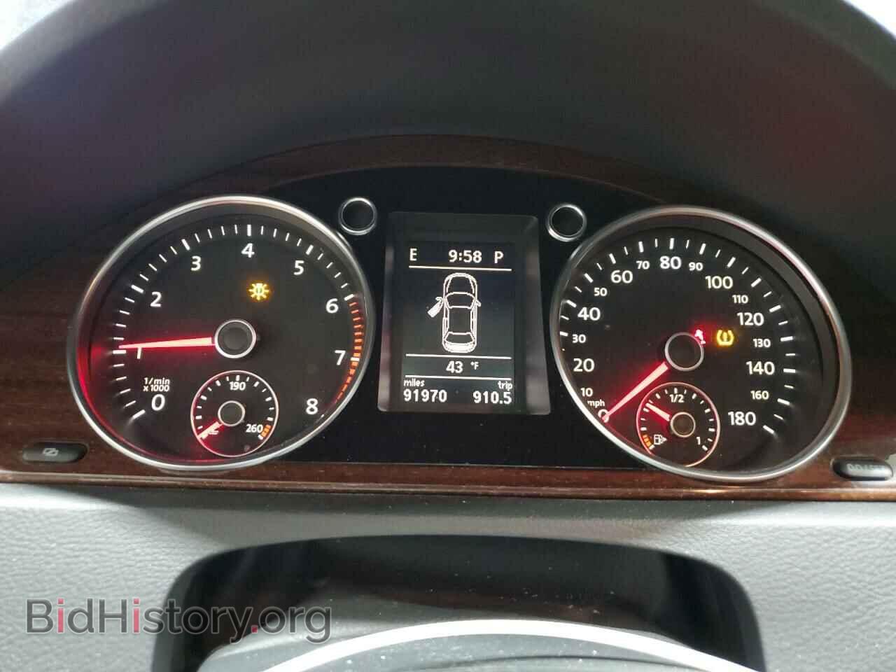 2012 VOLKSWAGEN CC - VIN: WVWHP7AN8CE511190 - Фото 9