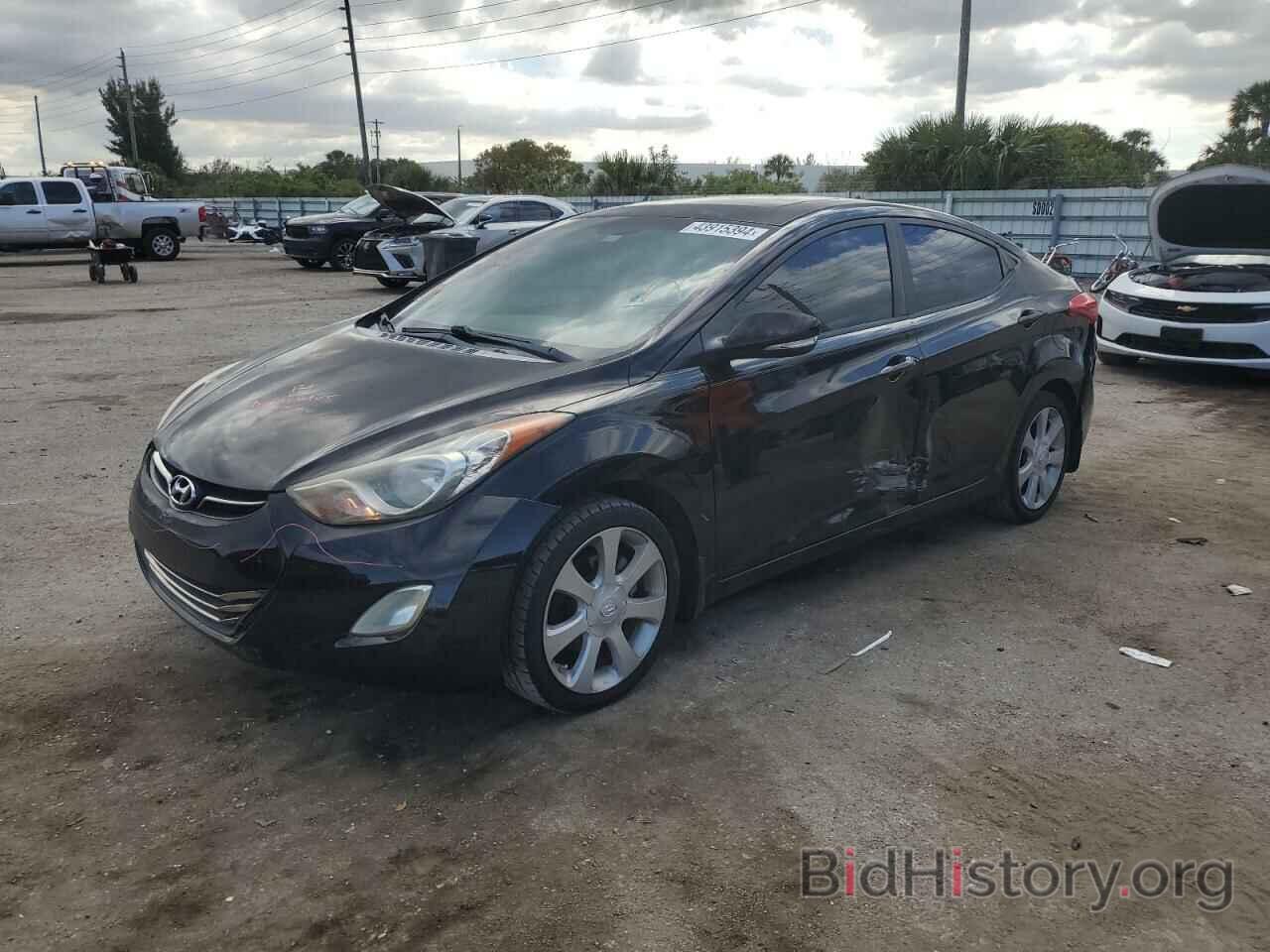 Photo 5NPDH4AE6CH100123 - HYUNDAI ELANTRA 2012