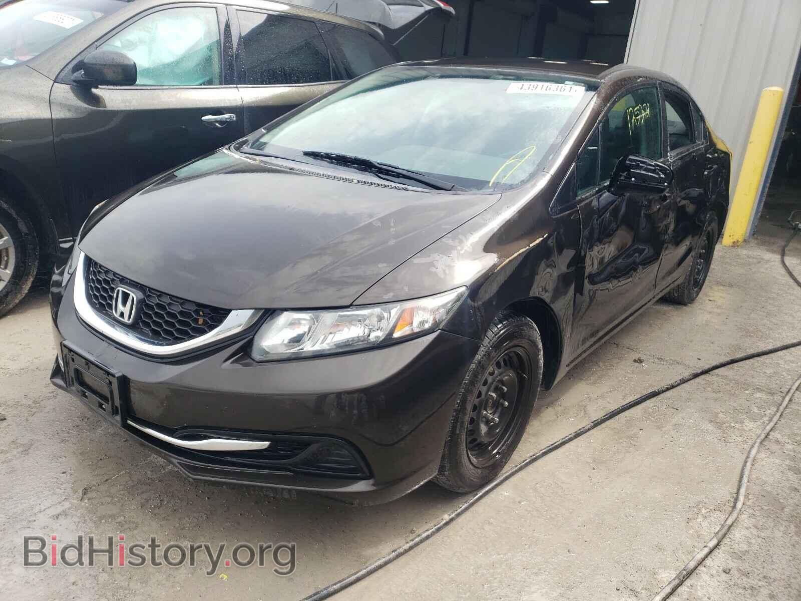 2014 HONDA CIVIC - VIN: 2HGFB2F59EH511004 - Фото 2