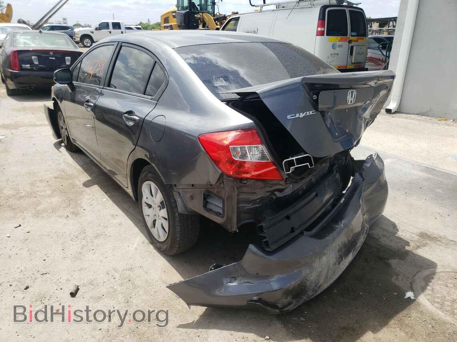 2012 HONDA CIVIC - VIN: 19XFB2F56CE020283 - Фото 3
