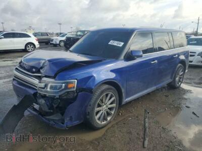 2016 Ford FLEX Limited, синий — VIN 2FMGK5D87FBA05589, Copart
