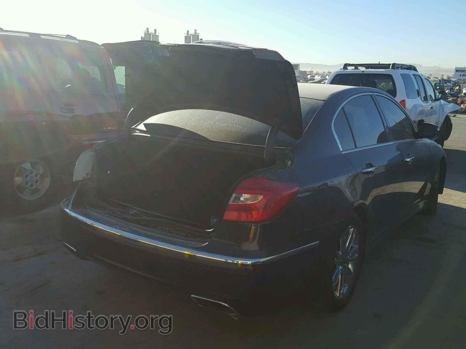 2012 HYUNDAI GENESIS - VIN: KMHGC4DD7CU181729 - Фото 4