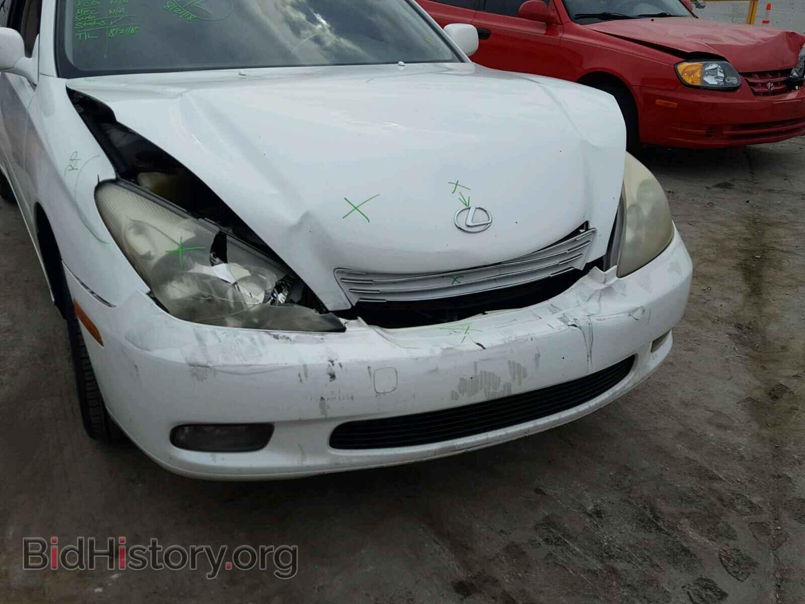 2003 LEXUS ES300 - VIN: JTHBF30G430109585 - Фото 9