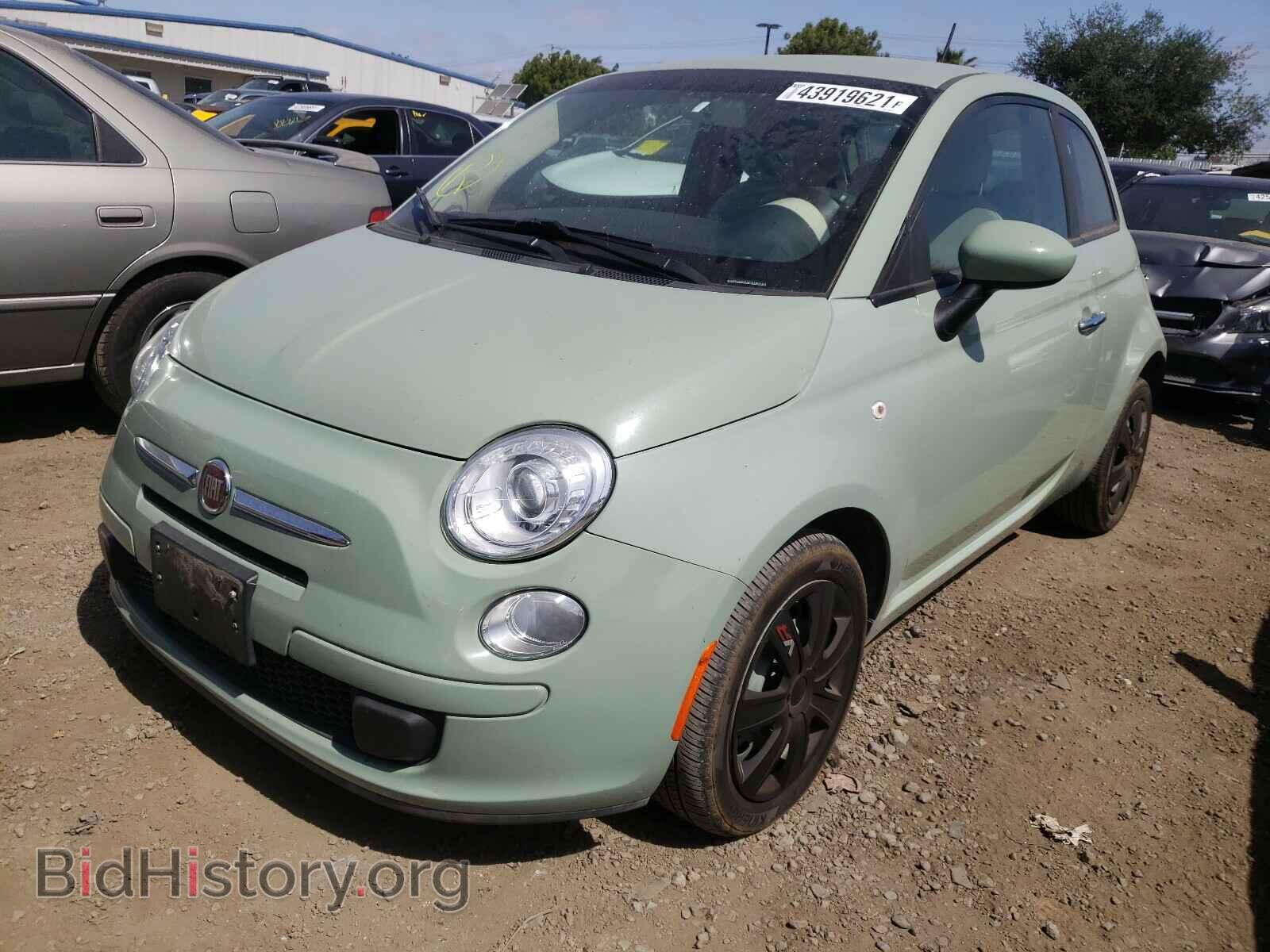 2012 FIAT 500 - VIN: 3C3CFFAR0CT309314 - Фото 2