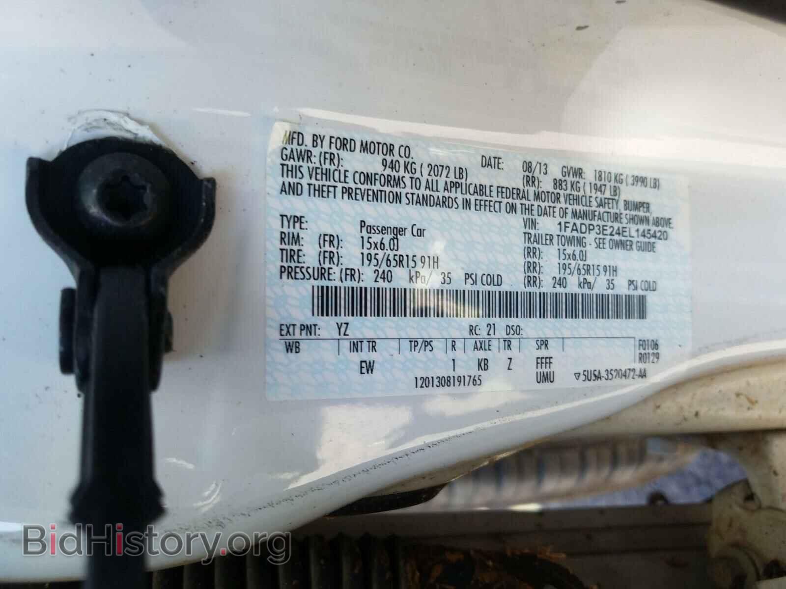 2014 FORD FOCUS - VIN: 1FADP3E24EL145420 - Photo 10