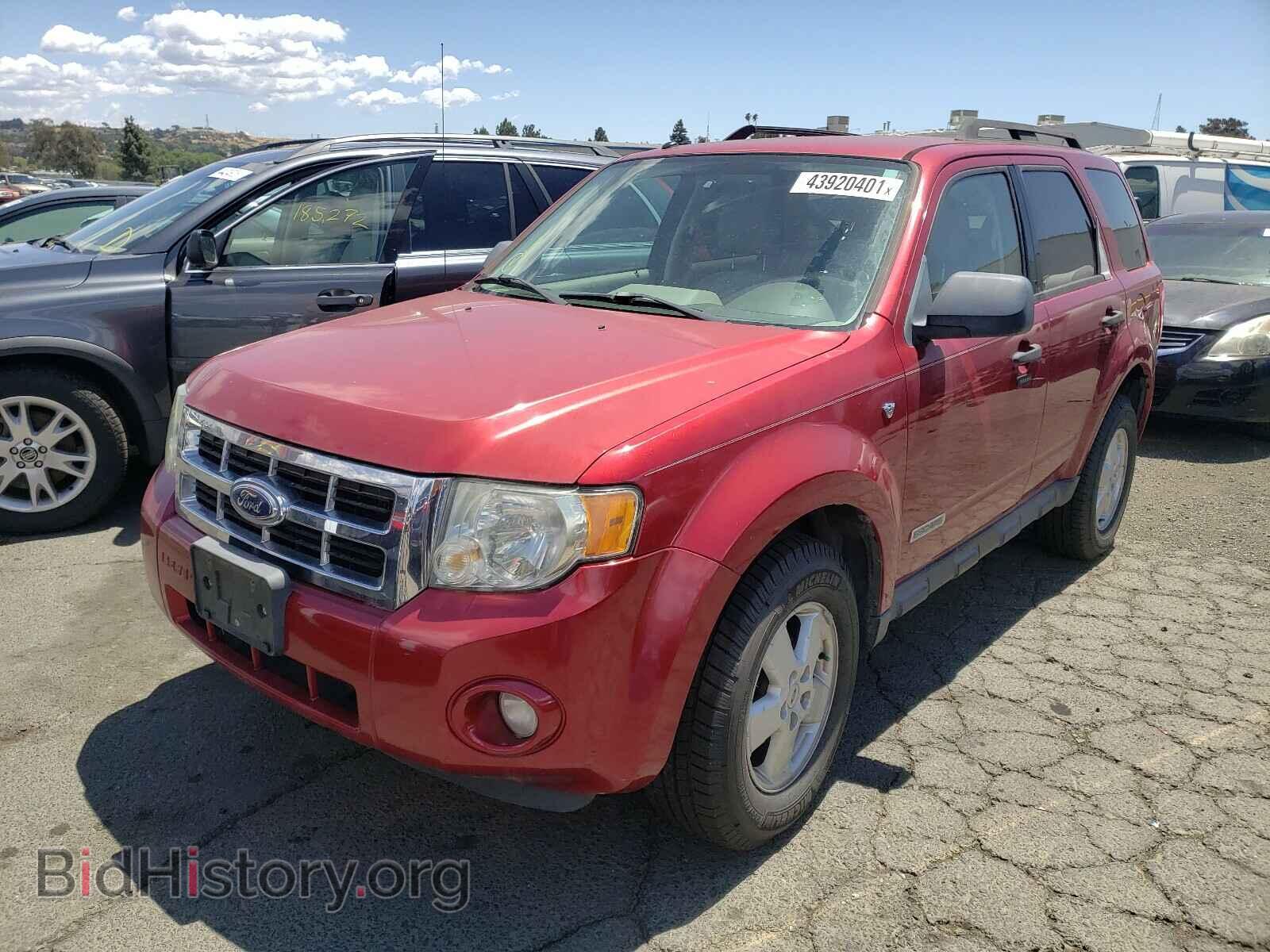 2008 FORD ESCAPE - VIN: 1FMCU931X8KD06113 - Фото 2