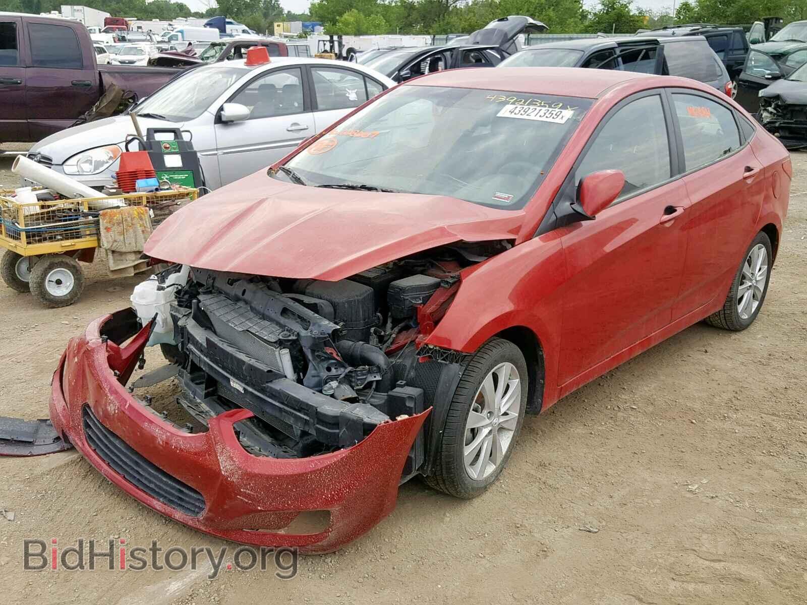 2012 HYUNDAI ACCENT - VIN: KMHCU4AE3CU228067 - Фото 2