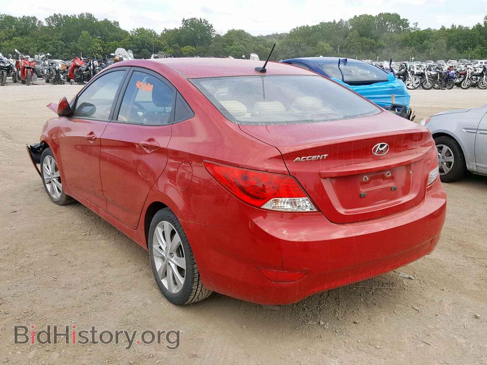 2012 HYUNDAI ACCENT - VIN: KMHCU4AE3CU228067 - Фото 3