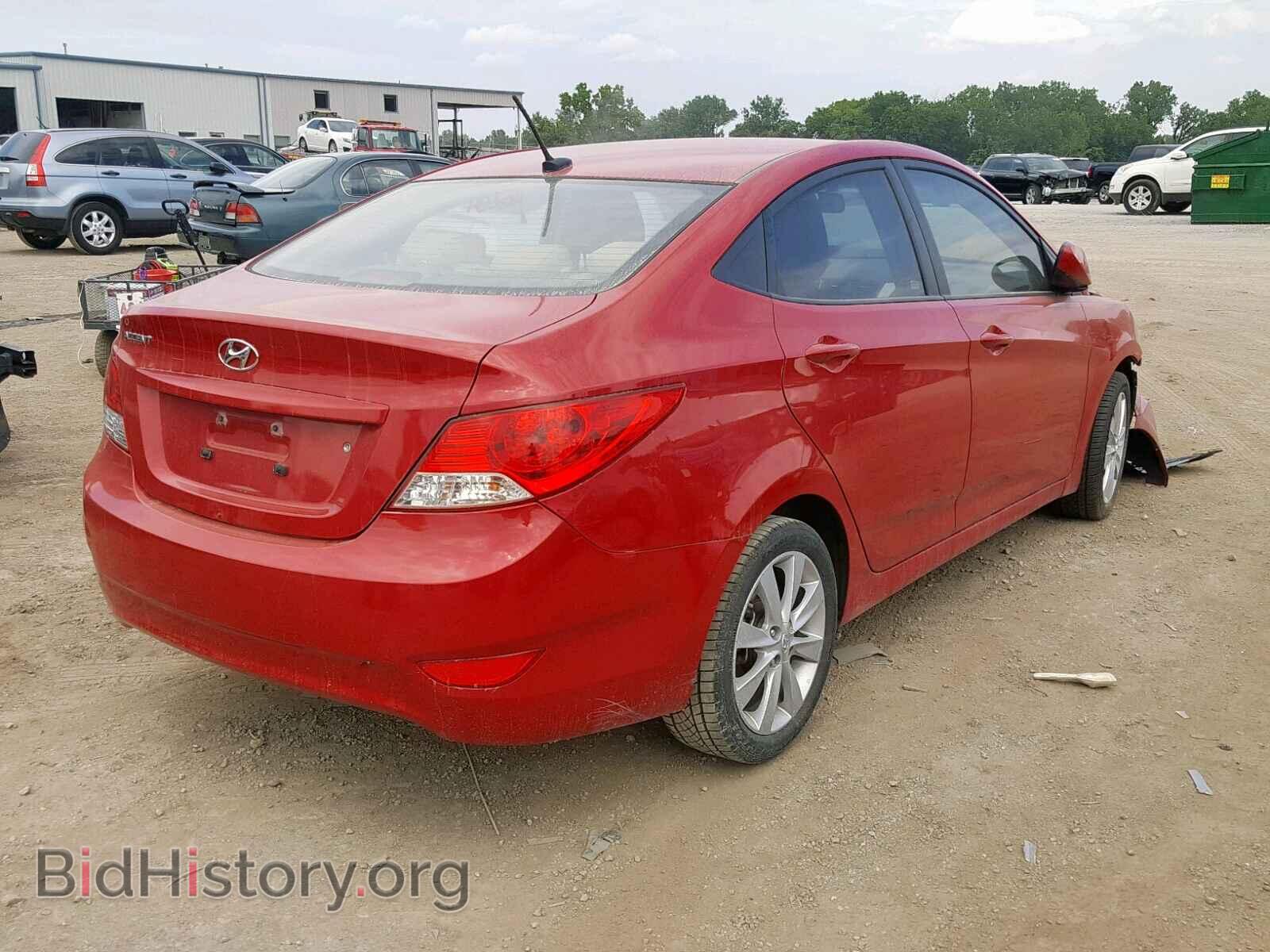 2012 HYUNDAI ACCENT - VIN: KMHCU4AE3CU228067 - Фото 4