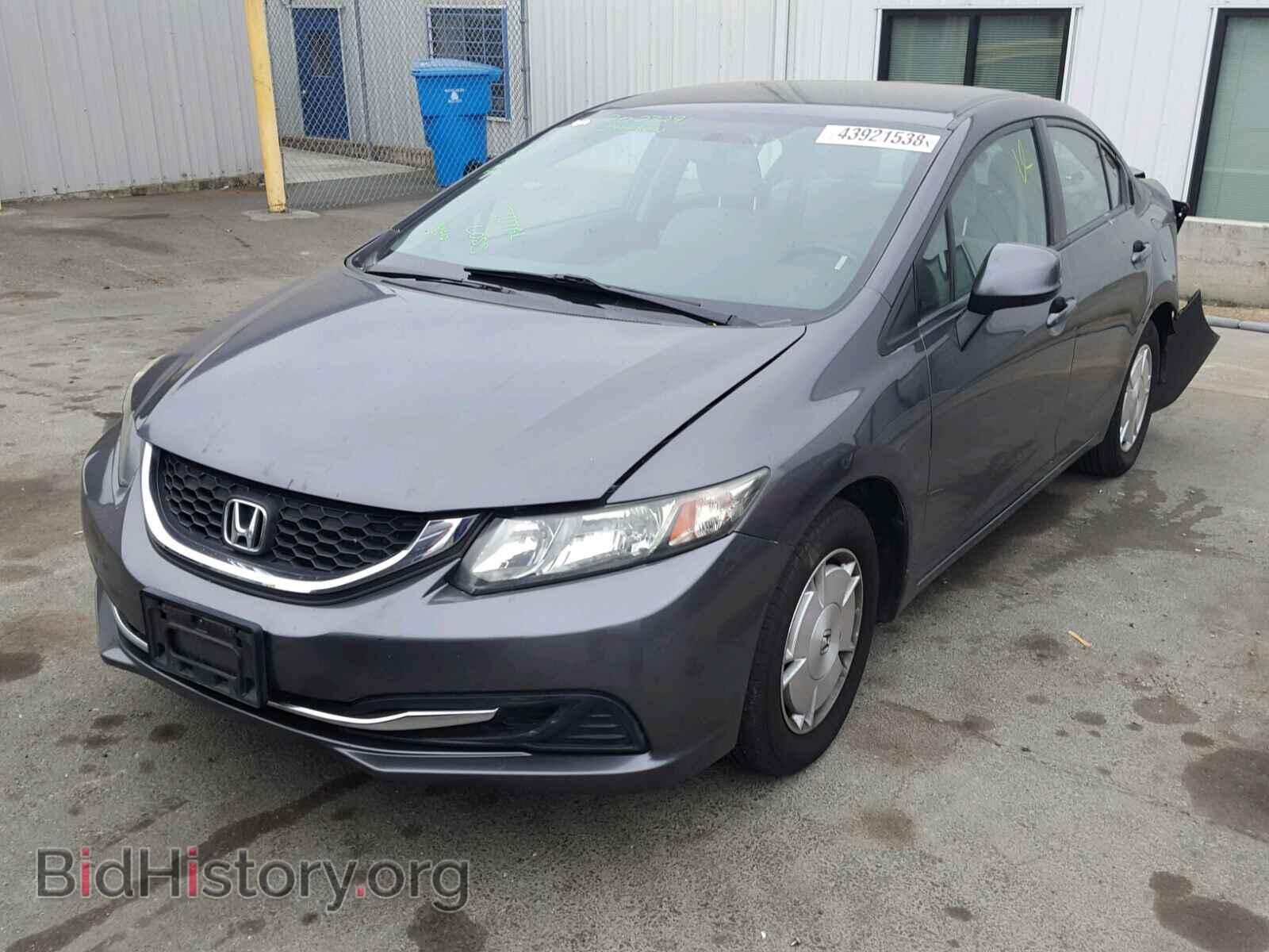 2013 HONDA CIVIC - VIN: 2HGFB2F65DH544556 - Фото 2