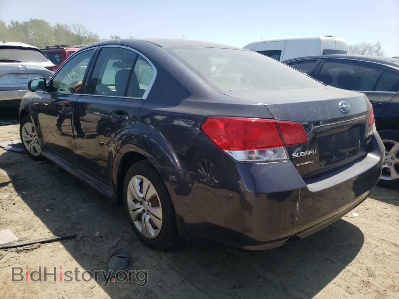 2012 SUBARU LEGACY - VIN: 4S3BMBA65C3017634 - Фото 3