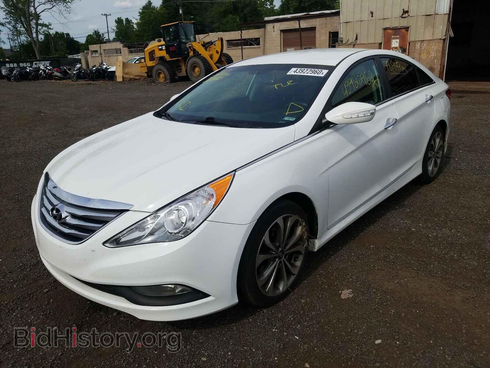 2014 HYUNDAI SONATA - VIN: 5NPEC4AC6EH814130 - Фото 2