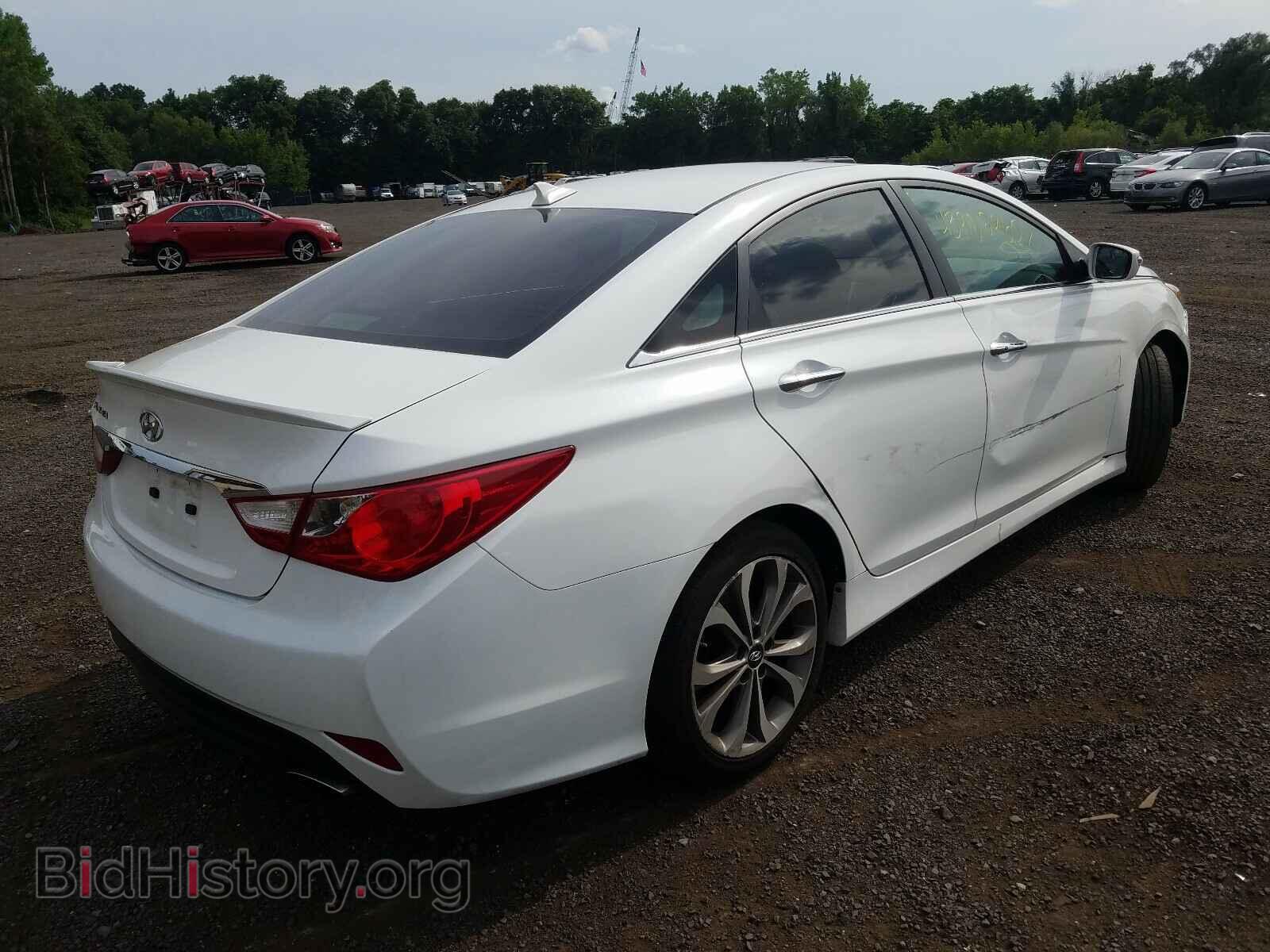 2014 HYUNDAI SONATA - VIN: 5NPEC4AC6EH814130 - Фото 4