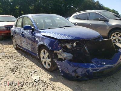 2008 Mazda 3 3 Hatchbac, blue — VIN JM1BK343381835234, Copart