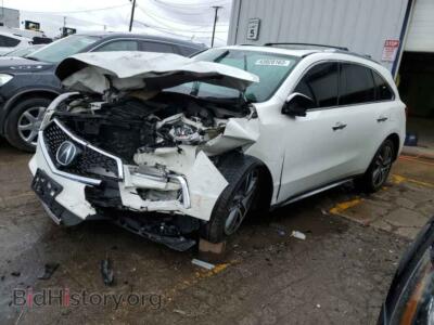 2017 Acura MDX MDX Advanc, white — VIN 5FRYD4H85HB028445, Copart