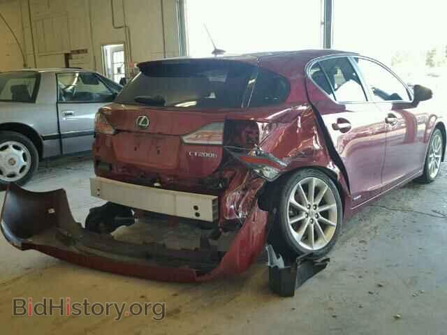 2012 LEXUS CT 200 - VIN: JTHKD5BH8C2092818 - Фото 4