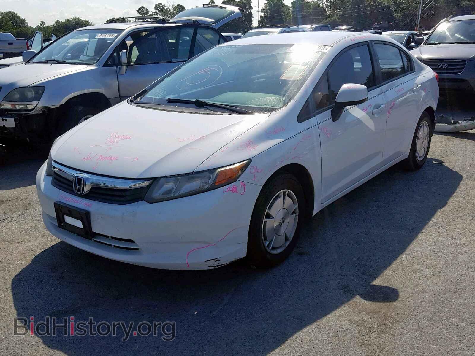 2012 HONDA CIVIC - VIN: 2HGFB2F65CH517470 - Фото 2