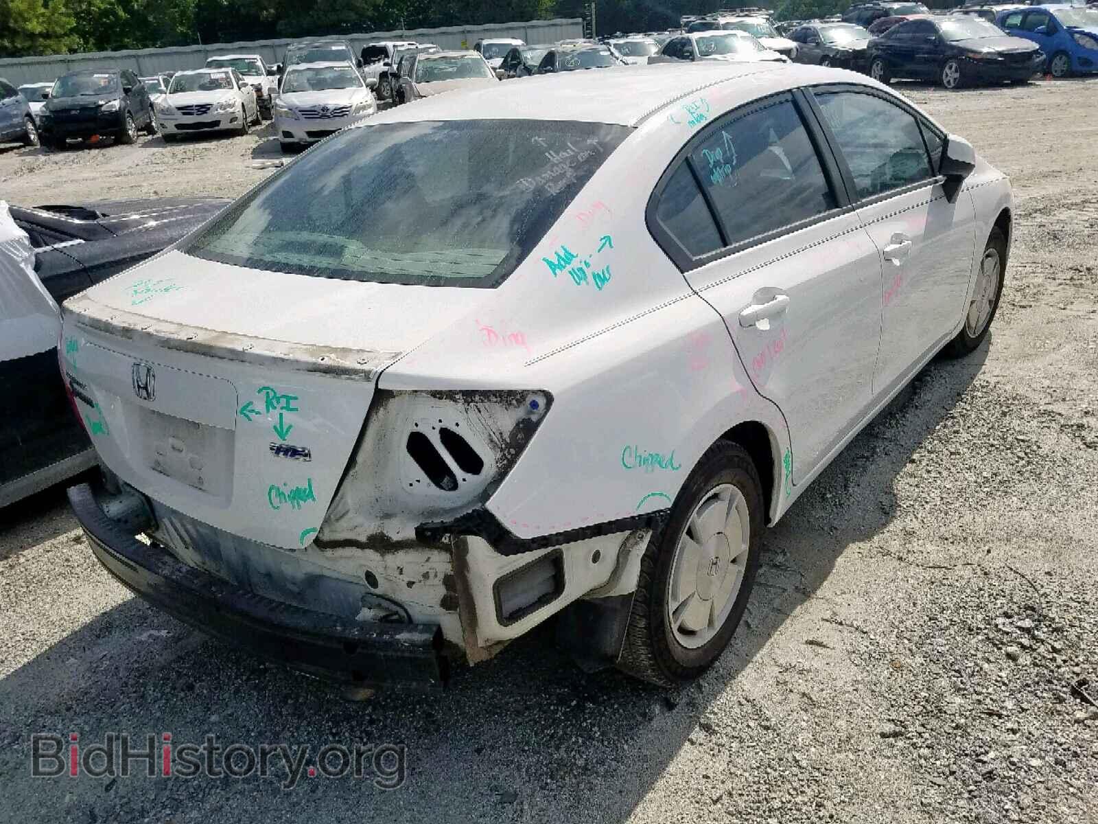 2012 HONDA CIVIC - VIN: 2HGFB2F65CH517470 - Фото 4