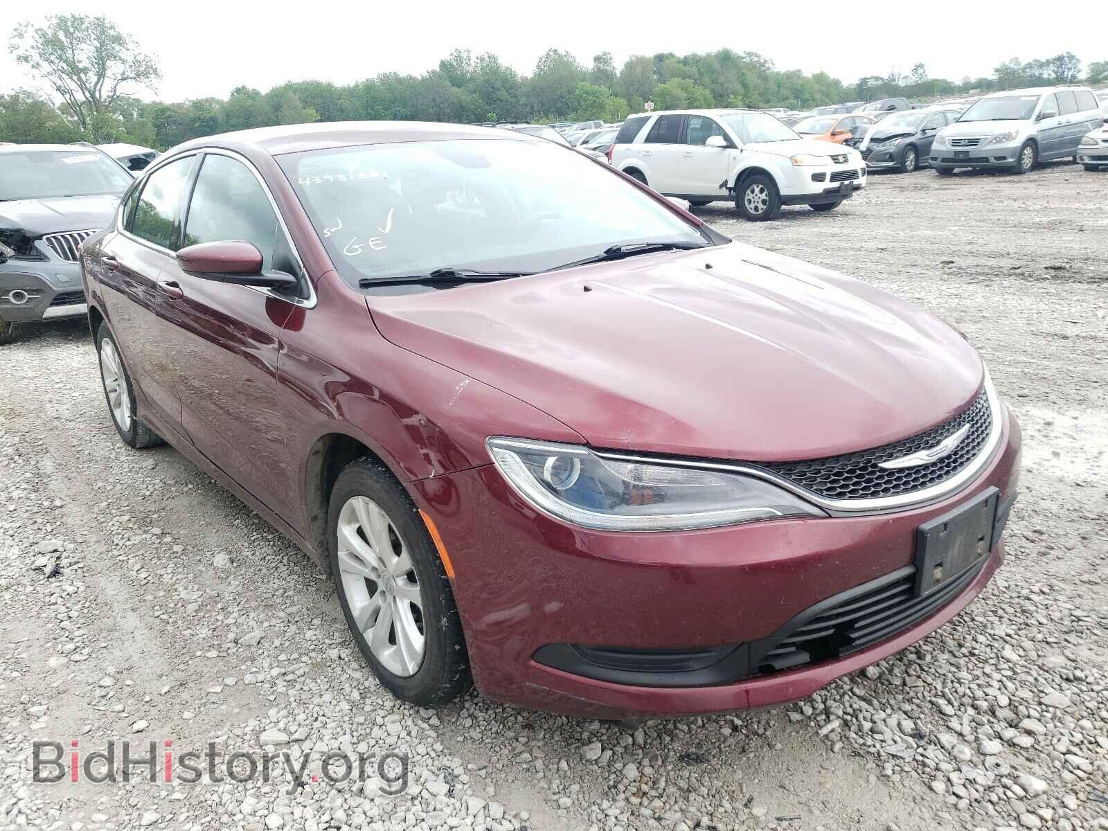 Фотография 1C3CCCFB4GN194239 - CHRYSLER 200 2016