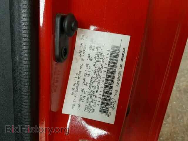 2001 MITSUBISHI ECLIPSE - VIN: 4A3AE45G41E221766 - Photo 10
