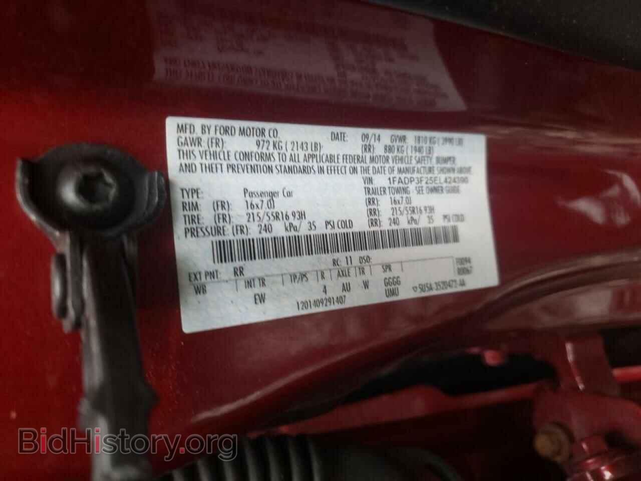 2014 FORD FOCUS - VIN: 1FADP3F25EL424390 - Photo 10
