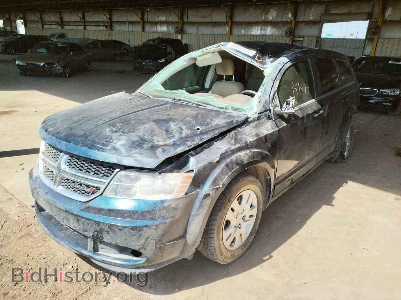 2014 DODGE JOURNEY - VIN: 3C4PDCAB7ET118903 - Фото 2