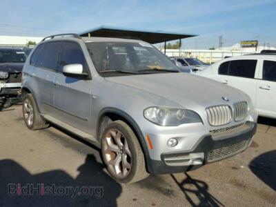 2008 BMW X5, серебристый — VIN 5UXFE83558LZ99354, Copart