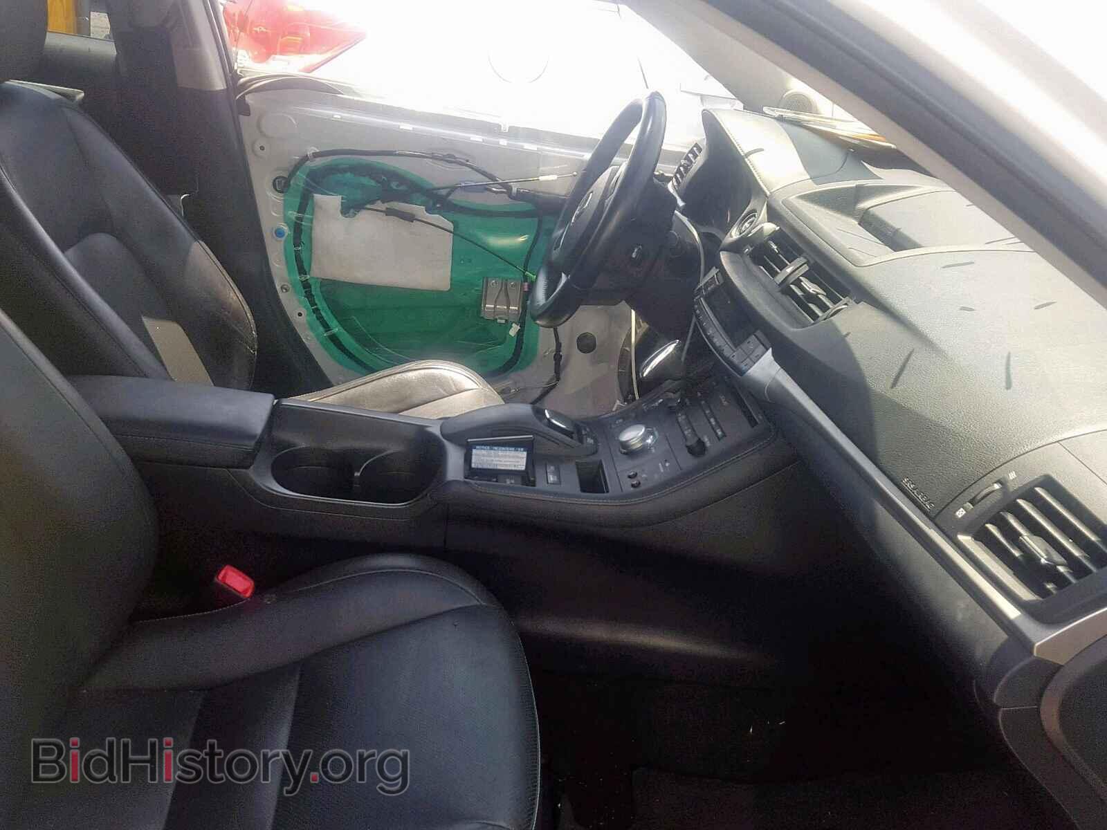 2012 LEXUS CT 200 - VIN: JTHKD5BH8C2063884 - Фото 5