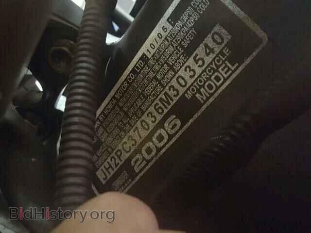 2006 HONDA CBR CYCLE - VIN: JH2PC37036M303540 - Фото 10