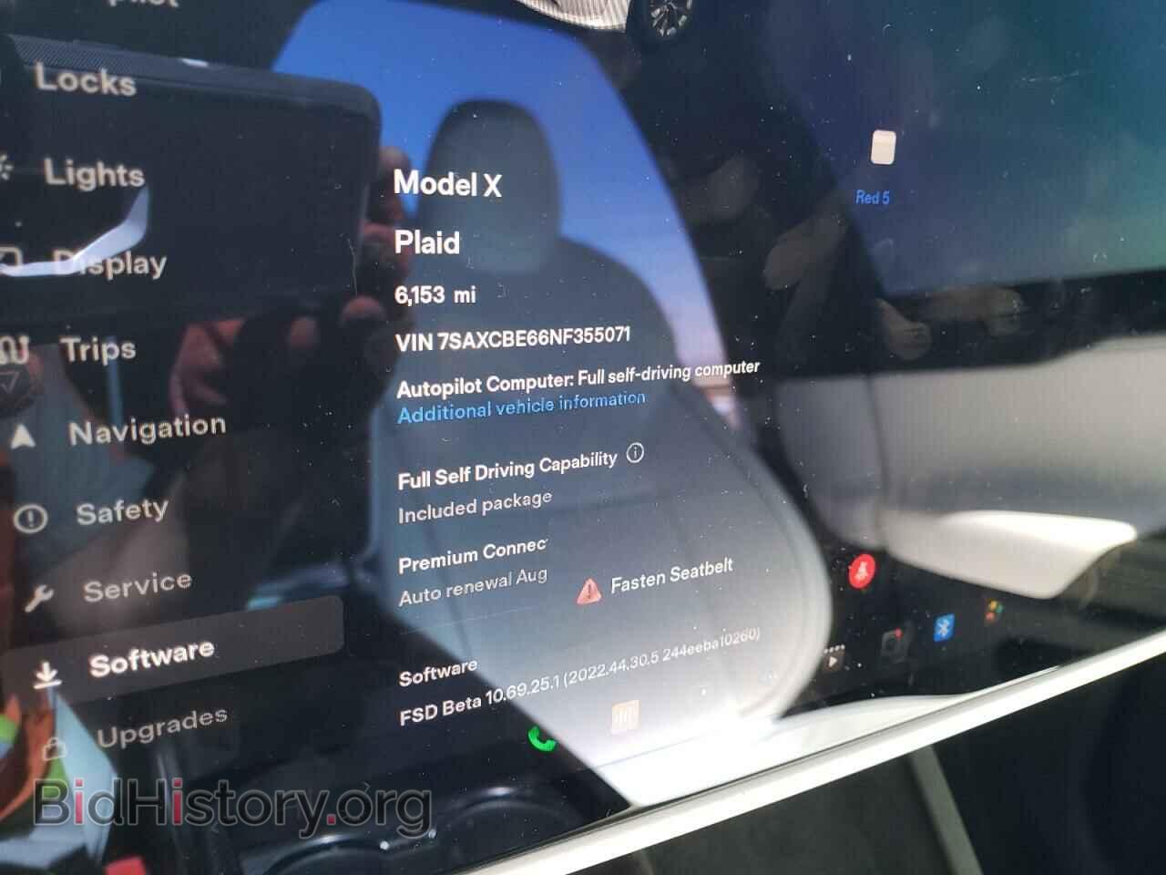 2022 TESLA MODEL X - VIN: 7SAXCBE66NF355071 - Фото 9