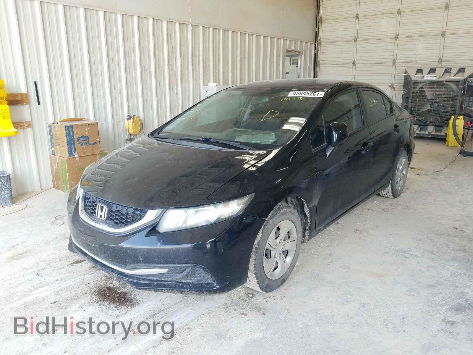 2013 HONDA CIVIC - VIN: 19XFB2F54DE023457 - Фото 2