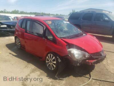 2013 Honda FIT FIT Sport, красный — VIN JHMGE8G54DC000635, Copart